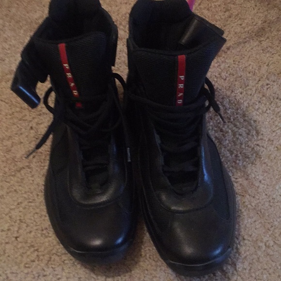 Men’s Prada high-top sneakers - Picture 3 of 4